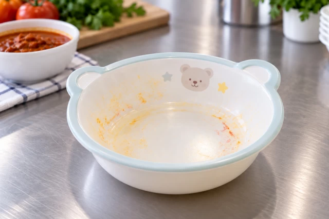 塑膠餐具為什麼會被食物染色？原理跟開發時的考量
