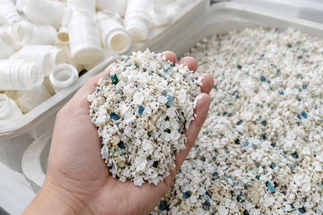 recycled material injection