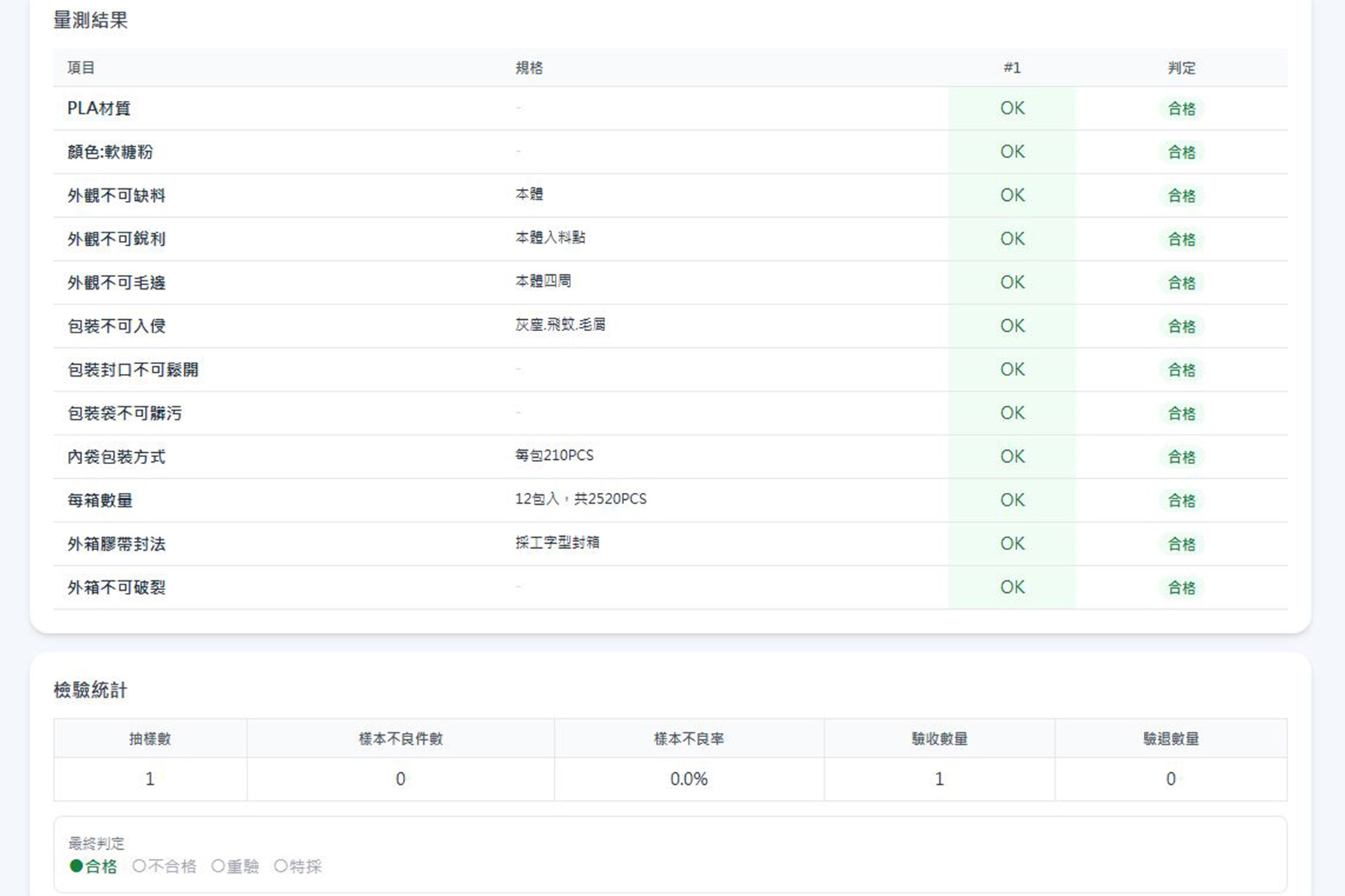 品檢系統